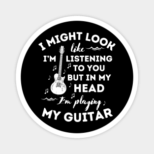 Funny Guitar Player Guitarist Magnet